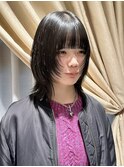 ウルフカット×顔まわりレイヤー