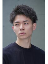 フィフス 原宿(fifth)&nbsp;渋谷ツイストスパイラルパーマメンズカットスパイキーショート