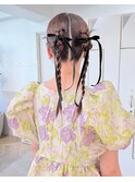 ヘアセット/お呼ばれヘア/ツインアレンジ