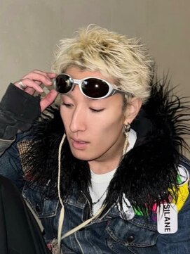 メンズ アールクリップ 表参道(ar clip) スパイキーショート×ハイトーンスタイル