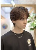 シースルーフェザーショート