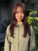 ネロ ヘアサロン 渋谷(NERO HAIR SALON)&nbsp;【加藤木麻彩】レイヤーカット＋ピンクブラウンヘアカラー