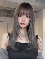 レア 新越谷(LEA) ハイトーンレイヤー × シルバーグレージュ