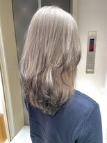 ロンドシェリ 仙台(Lond Cheri)&nbsp;レイヤーカットデザインカラーケアブリーチエンドカラー仙台前髪