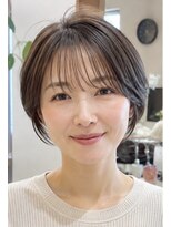 ハピエル ヘアークルー(HAPPYEL hair crew)&nbsp;40代小顔ひし形ショート