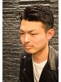 メンズワイルドショートツーブロック