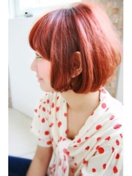 ヘア サルーン マイア 町田駅店(hair saloon maia) ガーリーアプリコットショート☆
