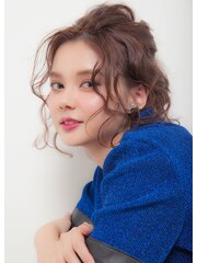 海外セレブ風ヘアアレンジ