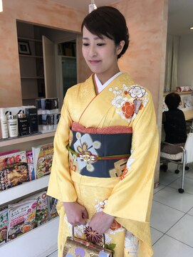 ラクルール 結婚式　お呼ばれ着物スタイル