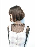 ボブスタイル[フレンチボブ]◎20代30代40代50代/ミントアッシュ