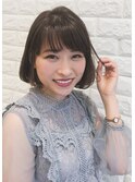 【 松戸 駅近】大人かわいい耳かけナチュラルボブ
