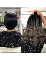 ビーヘアサロン(Beee hair salon) シールエクステグラデーション