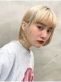 【SUN】ハイトーンブロンドボブ