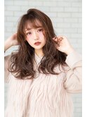 ピンクベージュモテ愛されウェーブ
