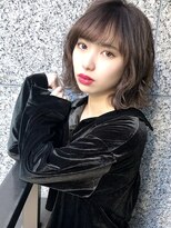 セシルヘアー(CECIL hair)  CECIL 下北沢　波ウェーブ巻き×イルミナカラー