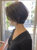 丸みで女性らしさを☆大人ショートボブ