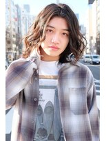 ラレイ(Lalei)&nbsp;《ささき》キムタク風ロングウェーブパーマ/スパイラルパーマ