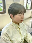 大人可愛い20代30代40代黒髪艶感マッシュショート