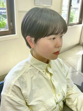 ヴェイン 渋谷(vain) 大人可愛い20代30代40代黒髪艶感マッシュショート