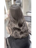 サロンドミルク 新百合ヶ丘店(salon de MiLK)&nbsp;ミルクティーベージュグレージュハイトーンダブルカラーインナー