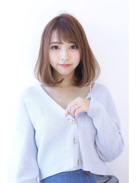 オーロ 緑地公園店(ORO) 20代30代40代50代大人かわいいペールベージュセクションカラー