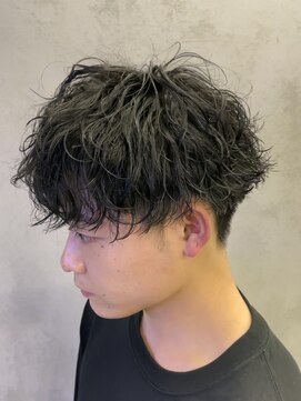 ネクストメンズ 表参道(NEXT men's) ウルフ/アッシュブラック/カルマパーマ/ベリー/ウルフ