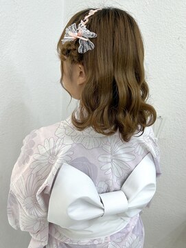 プティクローシェ バイ クオーレ(petite cloche by CUORE) 【量産型浴衣ヘア】レースアップひつじヘア