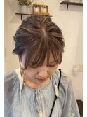 ショート×結婚式アレンジ