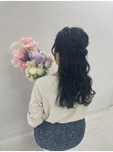 ハーフアップ♪