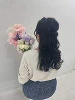 シュシュ(shushu)&nbsp;ハーフアップ♪