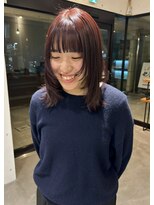 リタ(LITA)&nbsp;【LITA】ボブ　レイヤーカット　レッドブラウン　 ▽野尻