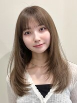 ユニコ(unico)&nbsp;韓国風/レイヤー/小顔/前髪カット/髪質改善/グレージュ/透明感