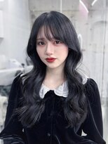 フィヴェント(Fivent)&nbsp;黒髪が可愛い♪小顔に見せる顔周りカット