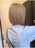 切りっぱなしボブ