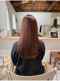 透明感ピンクベージュ