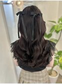 ハーフツインアレンジ