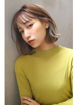 マルフェ 天王寺(marfe)&nbsp;【marfe】インナーカラー＿ボブ＿イヤリングカラー