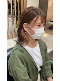 白髪も隠せるイヤリングカラー!!