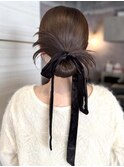 《mana》カチモリヘアセット/韓国風セット/お呼ばれヘア/結婚式