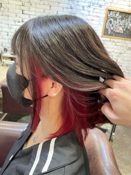 バディ 中野駅前店(BUDDY) インナーカラー【中野美容室/阿佐ヶ谷/高円寺ケアブリーチ】