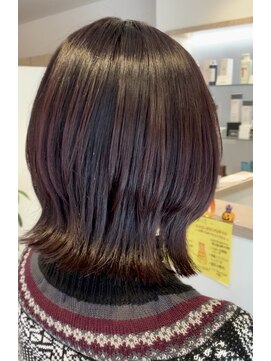 ルルバイアズール 草加店(LULU by azule) 髪質改善カラー,チェリーブラウン,ピンクカラー【草加】