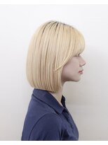 ルプラ ガーデン(le-pla garden) ブロンドベージュ#切りっぱなし#ケアブリーチ#ダブルカラー#豊橋