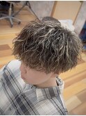 メンズハイライトパーマ/メッシュパーマ/ツイストスパイラル
