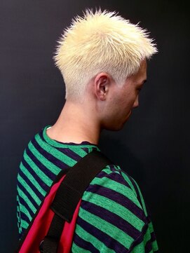 ブロック ジャポン(bloc japon) メンズスパイキーショート　ブロンド　ブリーチ　ケアブリーチ