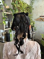 ヘアーデザインフアリ(Hair design fuari)&nbsp;あみおろしポニーテール