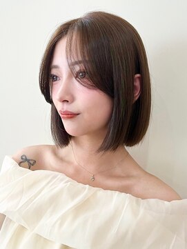 コート 表参道(Cote) Cote 美髪/オリーブベージュ/セミディ/カットレイヤーボブ