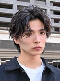 フェザーショートフェザーパーマニュアンスパーマショートヘア