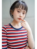 ギークス(GEEKS) 【GEEKS渋谷】ミニマルボブ/アンブレラカラー/初ブリーチ/冬ヘア