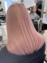 サンクマーケット 渋谷(cinq MARKET) 渋谷ダブルカラーコーラルピンクベージュピンクアッシュカラー