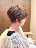50代、ふわっと、くしゃっとやんわりショート